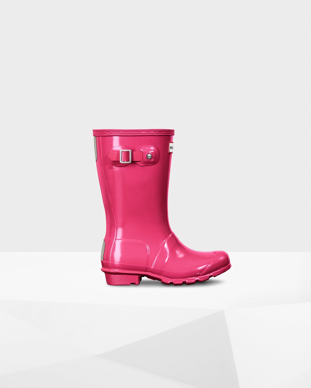 Botas de Lluvia Hunter Niños - Original Big Gloss - Rosas Claro - YAMDGTH-78